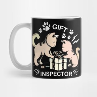 Gift inspector funny cat shirt Mug